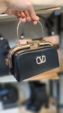 کیف مجلسی صندوقی برند VALENTINO سایز کوچک جنس و یراق خارجی وارداتی